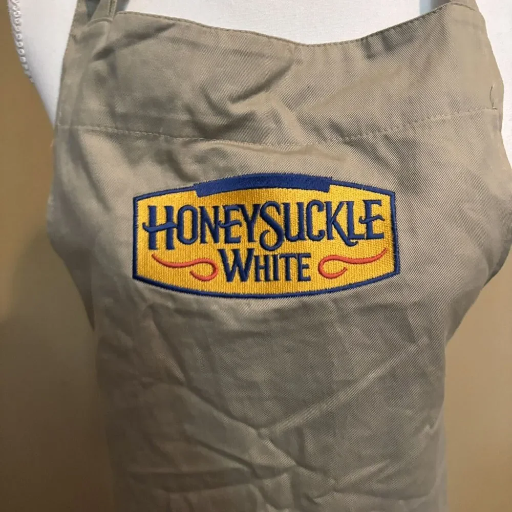 Honeysuckle White Classic Solid Full Apron‎ Tan  Kitchen Cooking